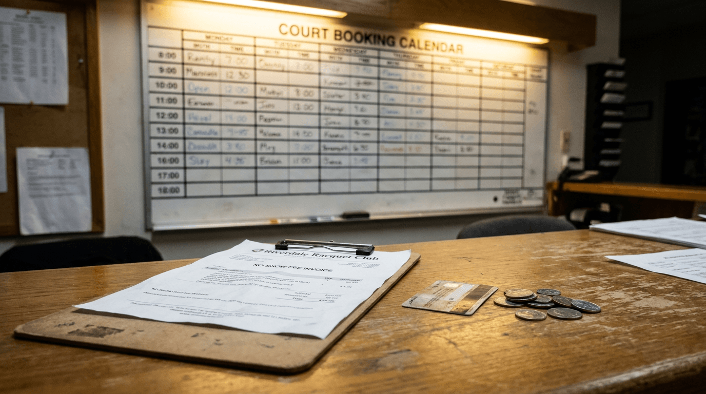 The Real Cost of No-Shows in Racket Sports (And Why Every Club Charges You For Them)